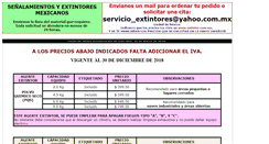 Desktop Screenshot of extintor.com.mx